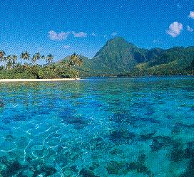 Moorea Island (sister island of Tahiti) North Shore view
