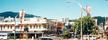 Downtown Nelson, New Zealand (northern South Island)