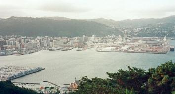 Wellington, New Zealand (southern tip of the North Island)