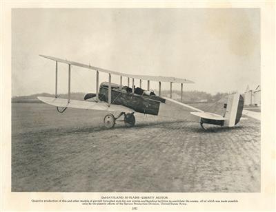 WWI DH-4 Liberty Biplane - Flyers