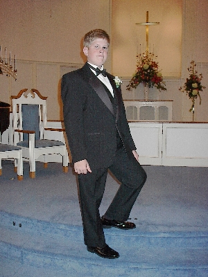 Dave in a tux