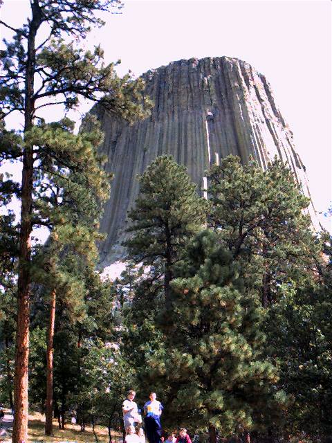 Los Chicos Cobin cerca de Devil's Tower [19 de septiembre del 2000]