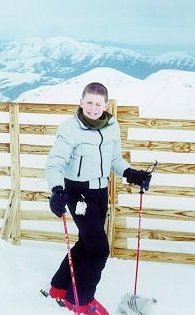 Joshua skiing in Valle Nevado