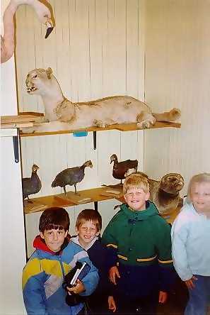 Kids at Museum Feb. 1998 Southern Chile