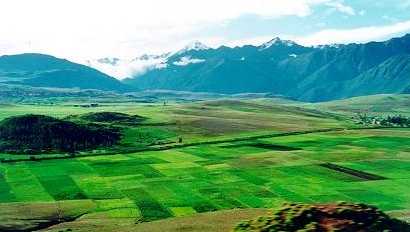 La vista del valle sagrdo de los Incas